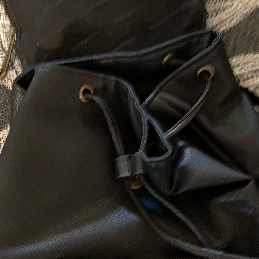 Black like new backpack purse